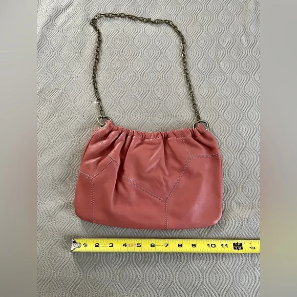 🆕 Free People Something Good leather shoulder bag in dusk coral - Picture 7 of 14